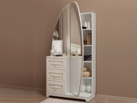 Белла шкаф комбинированный (зеркало)